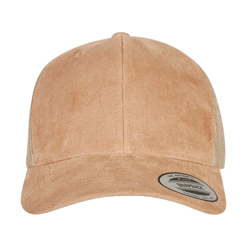Image of Flexfit Mens Trucker Cap in Khaki Khaki Male One Size