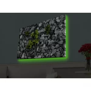 Image of 4570HDACT-028 Multicolor Decorative LED Lighted Canvas Painting