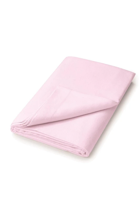 Image of Helena Springfield Helena Springfield 'Hs Brushed Cotton' Flat Sheet in Baby Pink Size: Super King Flat Baby Pink Super King Flat Unisex 50167096830