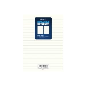 Filofax A5 Notes Ruled - White