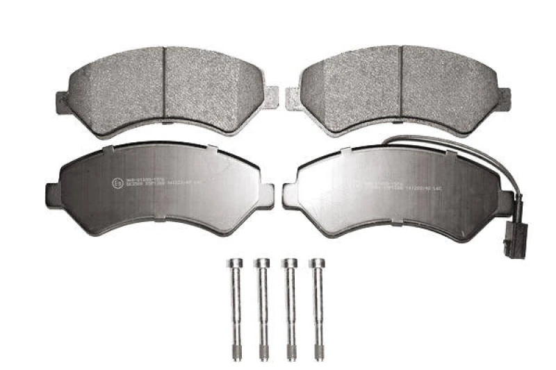 Image of LPR 05P1288 Brake pad set with bolts/screws Brake Pad Set,disc brake (402)