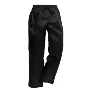 Image of Portwest C070 Drawstring Chef Trousers Black 2XS 31"