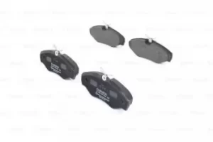 Image of Bosch 0986424636 BP355 Brake Pad Set Disc Brake Front Axle