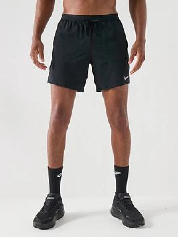 Image of Nike Stride 7" Short - Black Male L