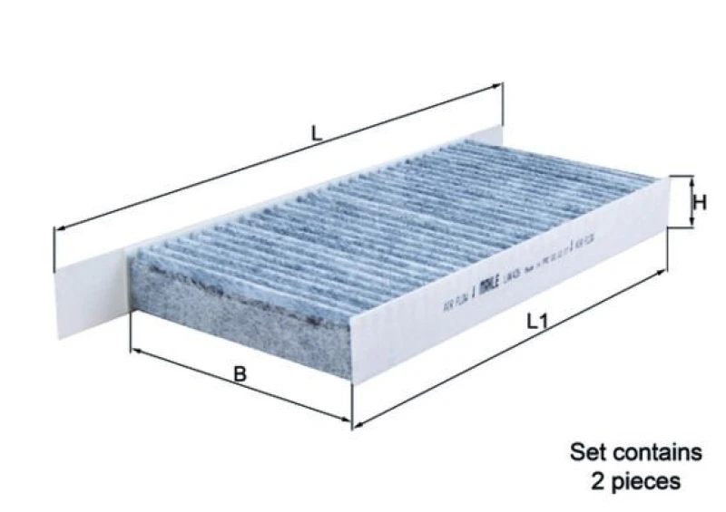 Image of Pollen filter MAHLE LAK 426/S
