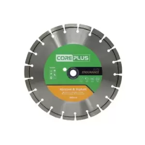 image of CorePlus AB300E Elite Abrasive & Asphalt Diamond Blade 300mm