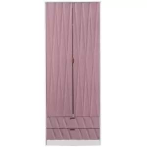 Ice 2 Drawer Wardrobe - Pink