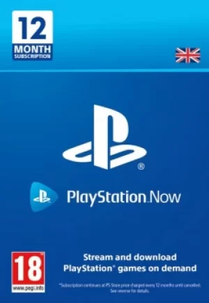 Image of Sony PlayStation Now 12 Months Subscription Membership