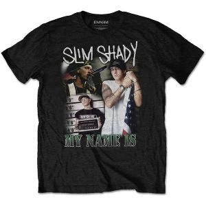 Image of Eminem - My Name is Homage Mens Large T-Shirt - Black
