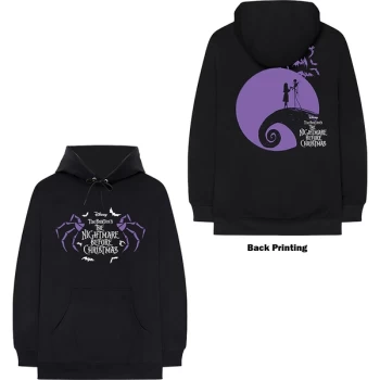 Image of Disney - The Night Before Christmas Moonlight Unisex Large Hoodie - Black