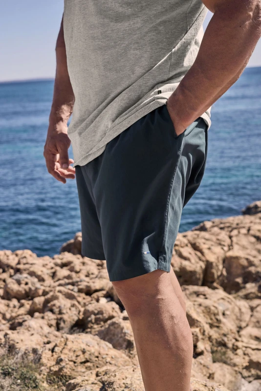 Image of BadRhino BadRhino Men Elasticated Swim Shorts in Blue Size: 7-8X-Large Blue 7-8XL Male 5063110324768