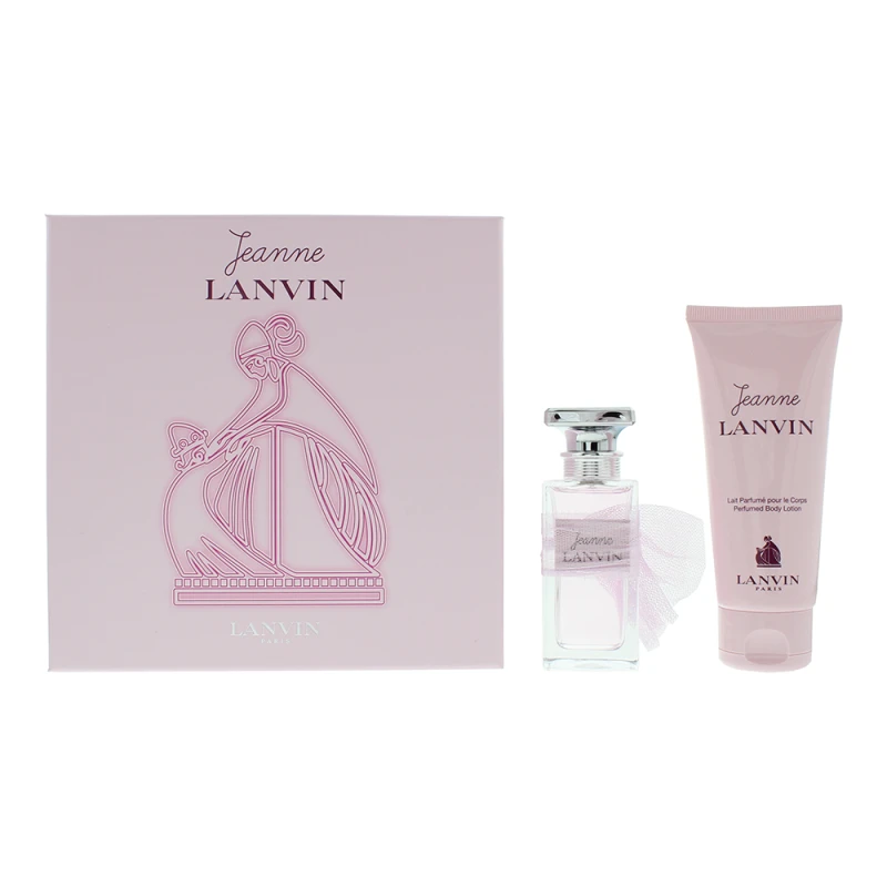 Image of Lanvin Jeanne 2 Piece Gift Set: Eau de Parfum 50ml - Body Lotion 100ml