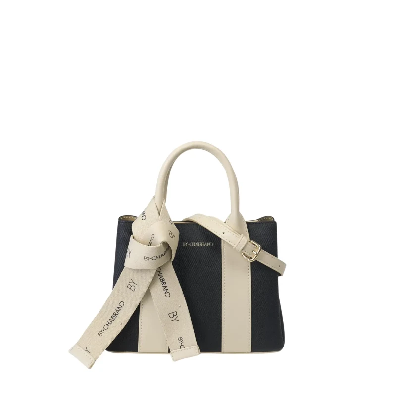 Image of Chabrand Womens canvas handbag Chabrand Margaux Noir Female TU