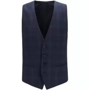 Image of Boss Huge Western Waiscoat Mens - Blue