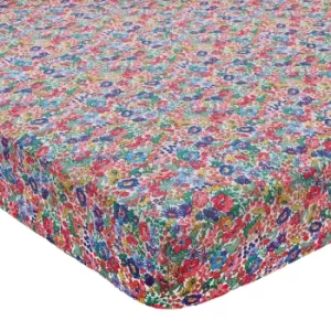 image of Joules Jenna Ditsy Kingsize Fitted Sheet, Multi