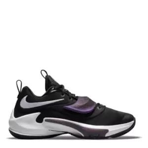 image of Nike Zoom Freak 3, Black/White-Black-Lt Photo Blue, size: 8, Male, Basketball Performance Low, DA0694-001