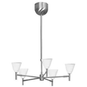 Orlando Multi Arm Pendant Ceiling Light Satin Nickel