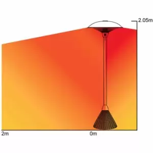 Image of Patio H-2100w Rattan F Standing N15520 - Garden & Outdoor