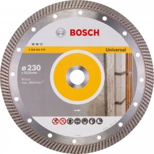 Image of Bosch Turbo Expert Universal Diamond Cutting Disc 230mm
