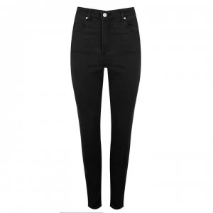 image of Abrand Hi Skinny Ankle Grazer Jeans - Graphite