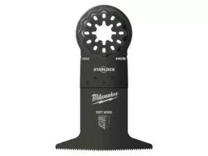 image of Milwaukee 48906005 65 x 42mm Starlock Multi Tool Blade