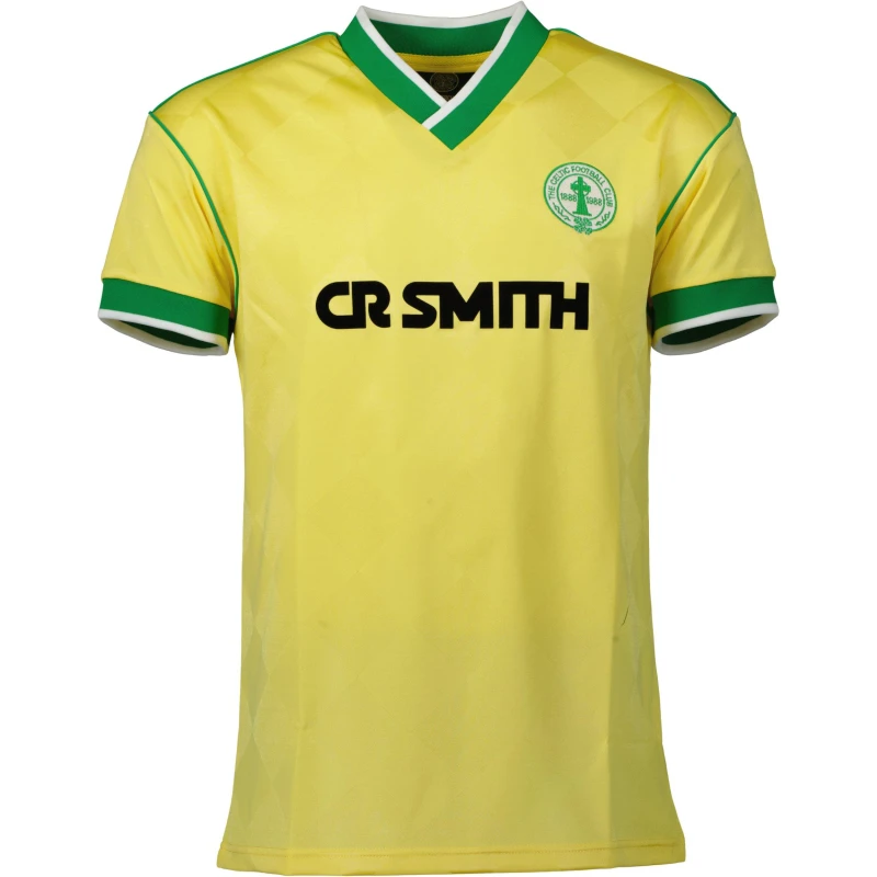 Image of Team Celtic '88 Retro Away Jersey - Yellow Yellow S