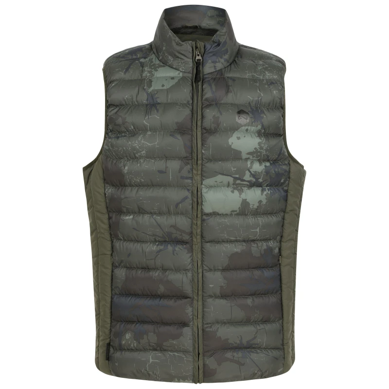 Image of Navitas Mens Indra Lightweight Synthetic Insulation Identity Camo Gilet Green male Medium