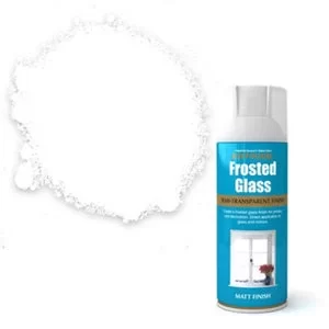 image of Rust-Oleum Frosted Glass Semi-Transparent Matt Fin ish Spray Paint 400ml