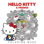 image of hello kitty and friends coloring book