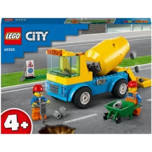 image of LEGO City: Cement Mixer Truck (60325)