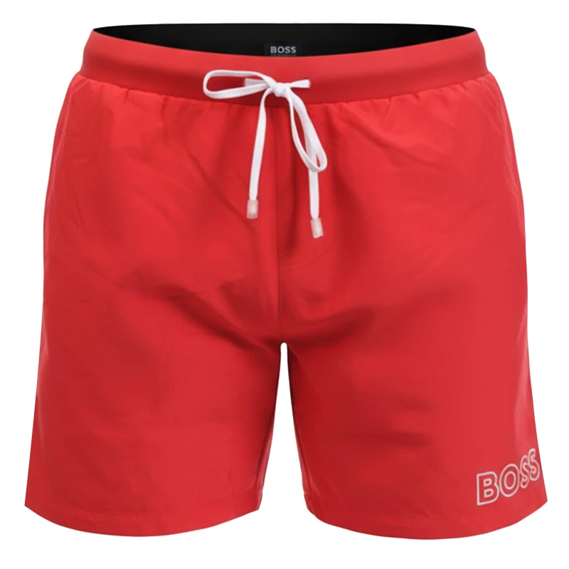 Image of Boss Starfish BM Logo Swim Shorts Red male S