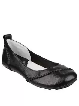 Image of Hush Puppies Janessa Ballerina Pumps - Black, Size 4, Women