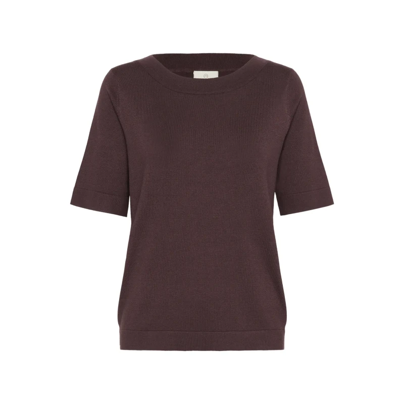 Image of Kaffe Woman sweater KAFFE Lizza Solid Marron Female L