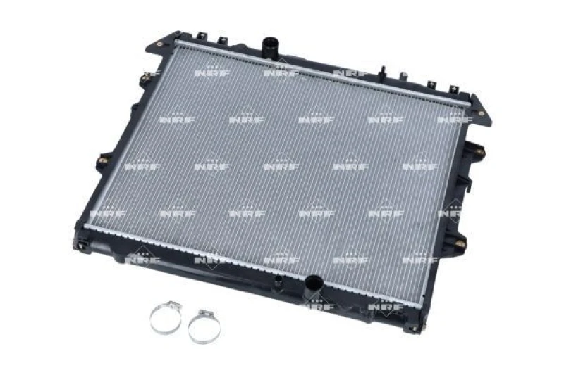 Image of NRF 53921A Engine radiator EASY FIT Brazed cooling fins, Aluminium, with mounting parts Aluminium Radiator,engine cooling (470)