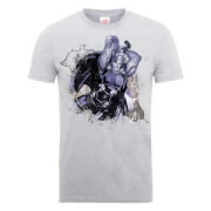 image of Marvel Avengers Assemble Thor Splash T-Shirt - Grey - M