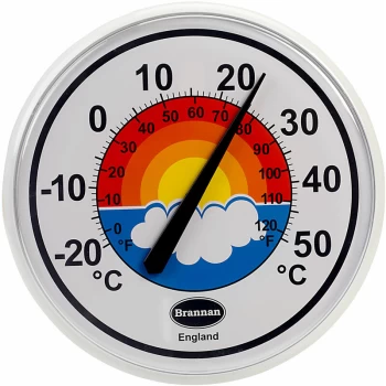 image of 300mm Rainbow Dial Thermometer - Brannan