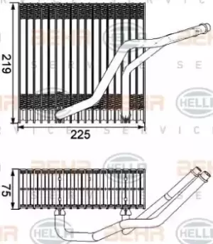 Image of Evaporator Air Conditioning 8FV351210-541 by BEHR