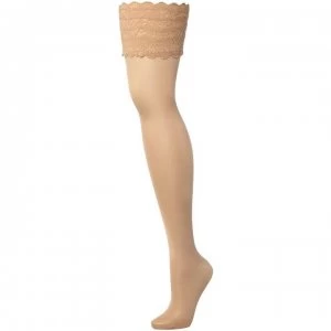 image of Wolford Satin touch 20 denier hold ups - Fairly Light