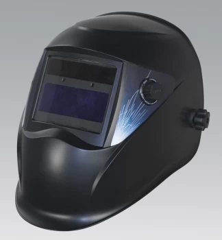 image of Sealey S01001 Welding Helmet Auto Darkening Shade 9-13