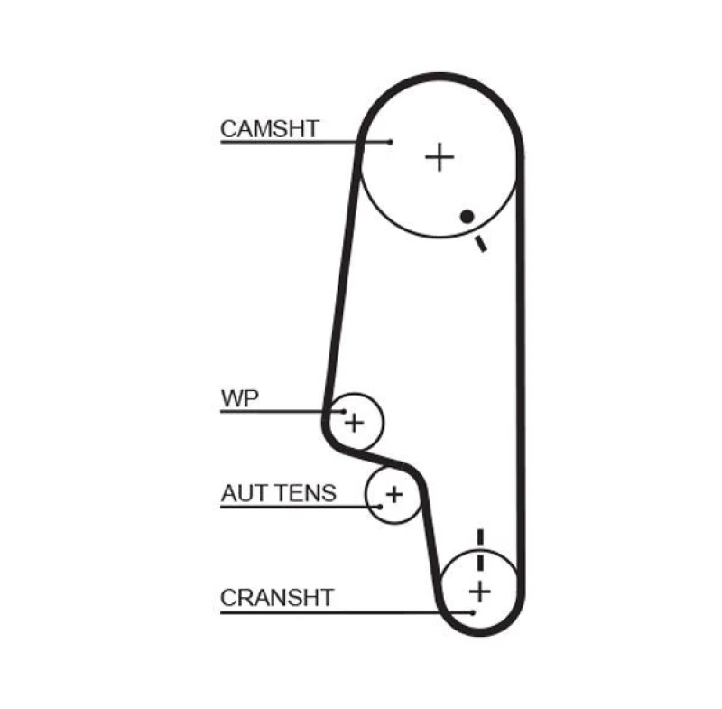 Image of GATES Timing Belt GATES 5428XS