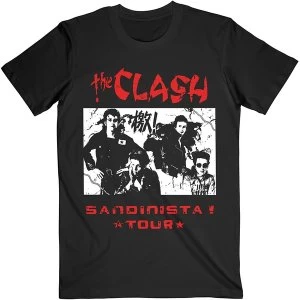 Image of The Clash - Sandanista Unisex Large T-Shirt - Black