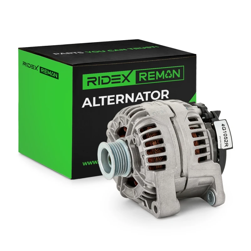 Image of RIDEX REMAN 4G1052R Generator Alternator Charging Current: 140A, Voltage: 12V, with integrated regulator Alternator (4)