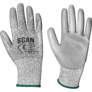 image of Scan PU Coated Cut 3 Gloves Grey M