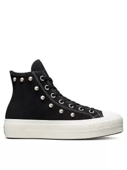 image of Converse Chuck Taylor All Star Lift - Black, Size 6, Women