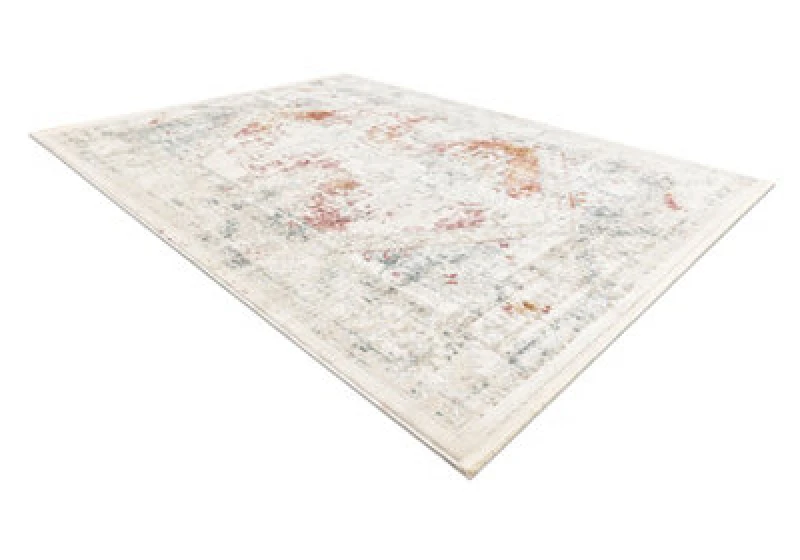 Image of RugsX Distin 0100B Pink / Powder / White Modern Carpet - Ornament, Vintage, 80X150 Cm
