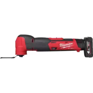 image of Milwaukee M12 FMT Fuel 12v Cordless Brushless Oscillating Multi Tool 1 x 2ah & 1 x 4ah Li-ion Charger Case