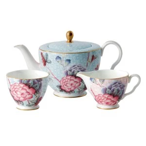 image of Wedgwood Cuckoo teapot sugar cream