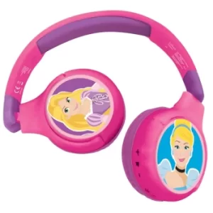 Image of Lexibook Disney Princess HPBT010DP Bluetooth & Wired Foldable Headphones