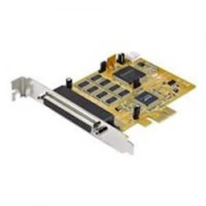 image of StarTech.com 8-Port PCI Express RS232 Serial Adapter Card - PCIe - 15kV ESD