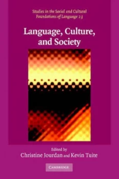 Image of Language Culture and Society by Christine Jourdan Book